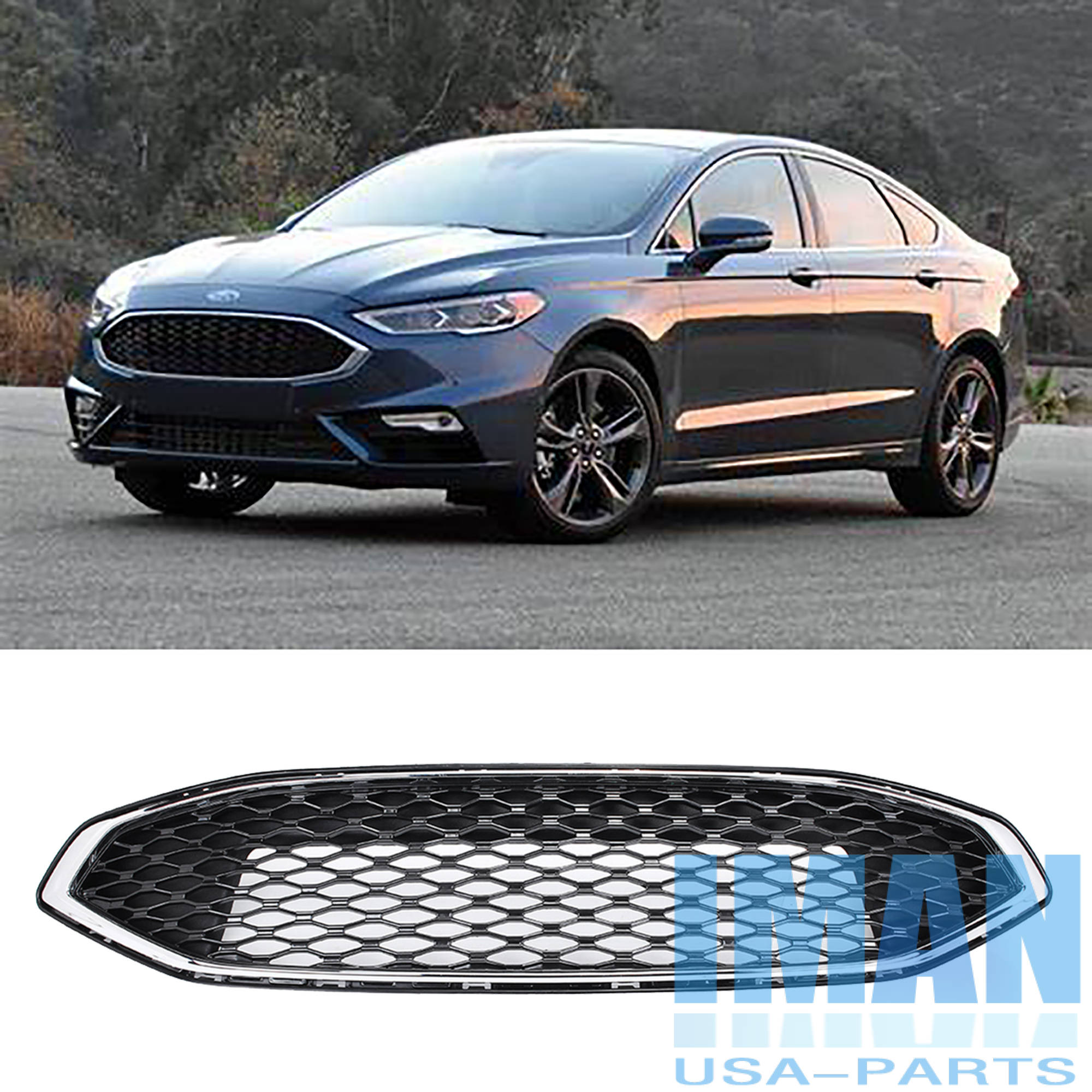 Ford Fusion Black Grill