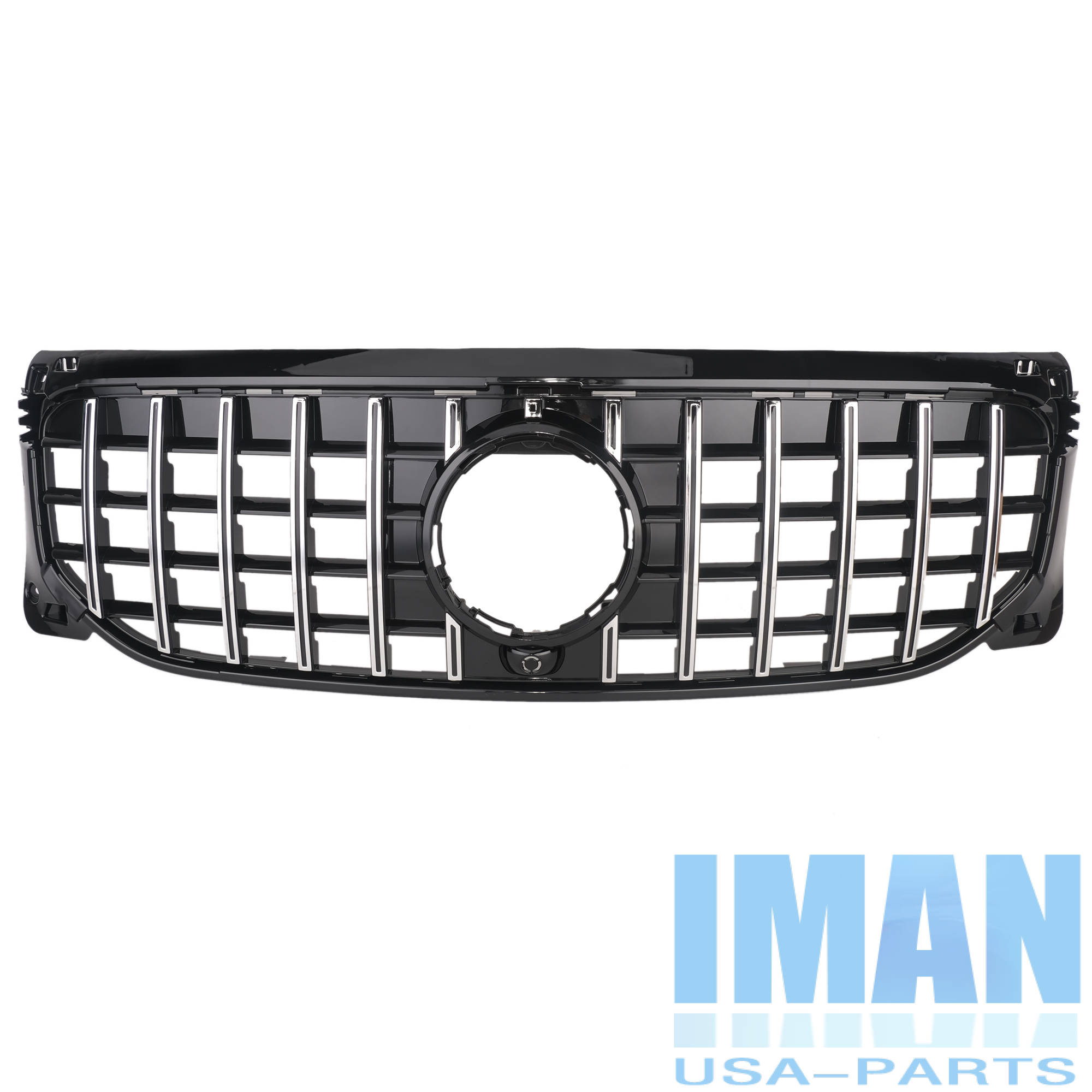 Chrome GT Style Grill Front Grille For Mercedes X247 W247 GLB